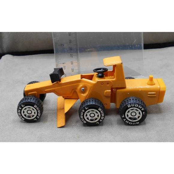 Buddy L 1979 Construction Road Grader Toy Brutes #467 Pressed Steel Toy - Picture 5 of 8
